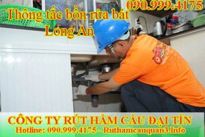 Thông tắc bồn rửa bát lavabo Long An siêu ưu đãi 20%