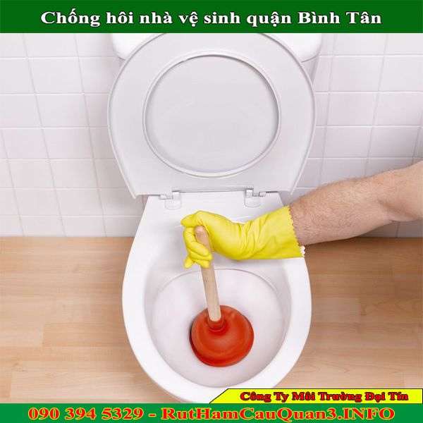 Chống hôi nhà vệ sinh quận Bình Tân chỉ 49K BH 12 tháng