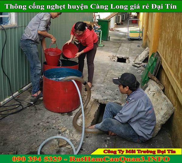 Thông cống nghẹt huyện Càng Long giá rẻ 99k nhiều ưu đãi