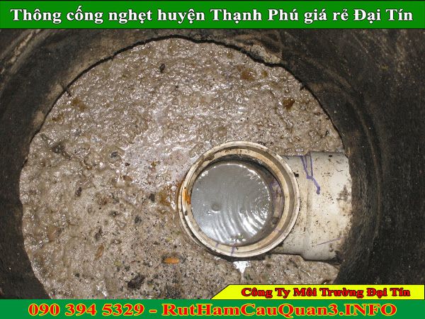 Thông cống nghẹt huyện Thạnh Phú giá rẻ 99k BH 2 năm