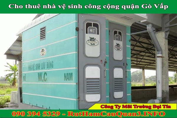 Cho thuê nhà vệ sinh công cộng quận Gò Vấp Giá rẻ - Uy tín 