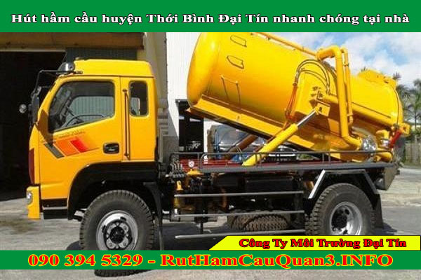 Hút hầm cầu huyện Thới Bình Đại Tín nhanh chóng tại nhà