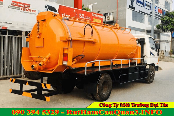 Rút hầm cầu Phường Long Trường