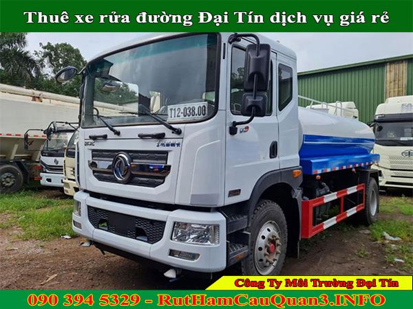 Thuê Hồ Sơ Năng Lực Xe Bồn Chở Nước rửa đường